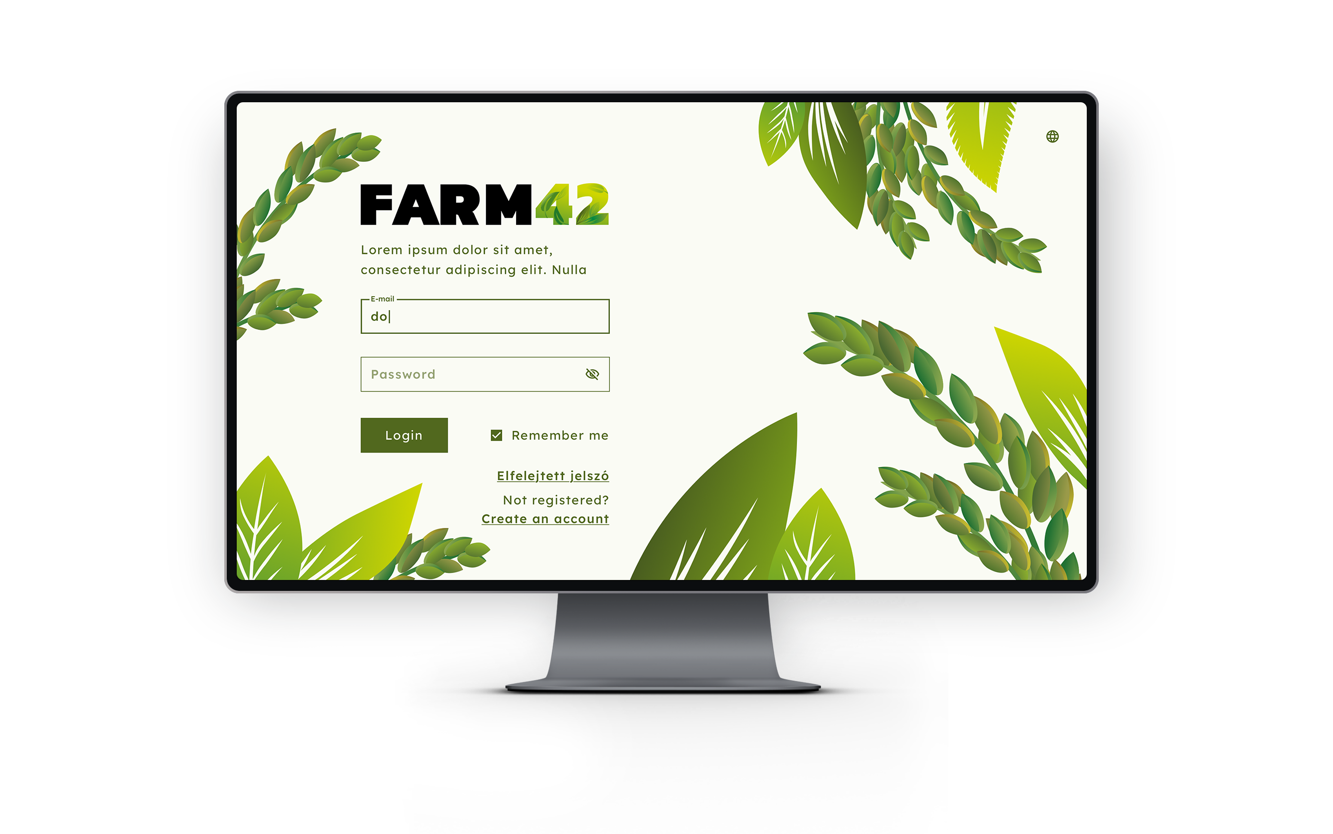 FARM42 desktop dashboard